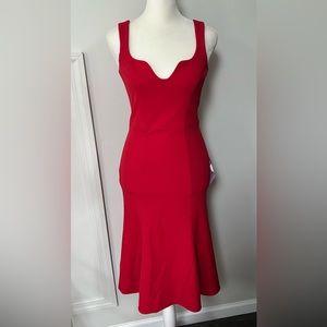 NWT❗️Dress The Population Red Fit & Flare Dress